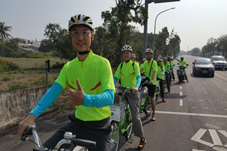 林建良主任率隊，帶領同仁騎乘臺南市公共自行車T-Bike繞行仁德、歸仁、關廟及龍崎等4 區公所