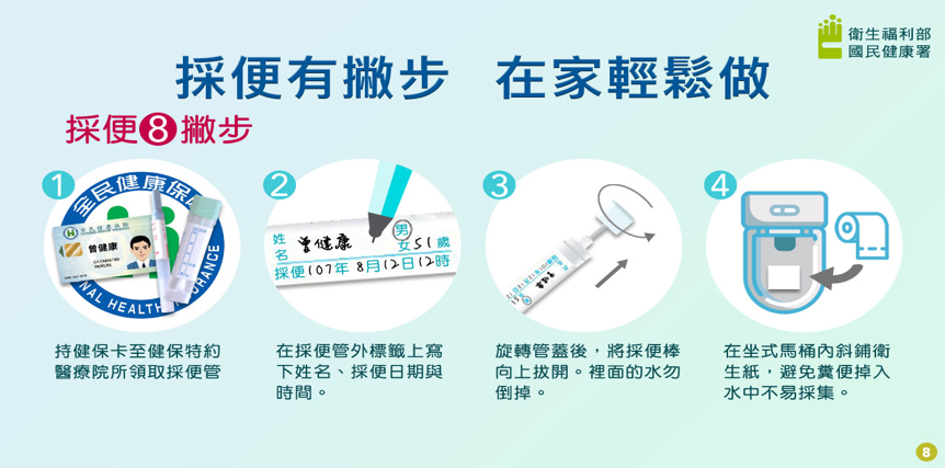 圖說：採便八步驟1(詳請閱讀新聞稿內容)