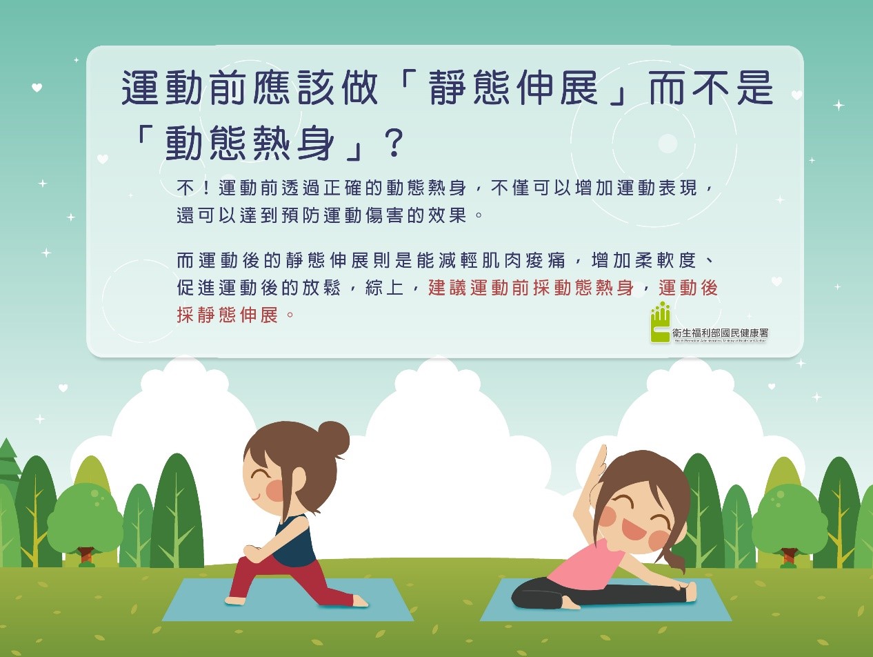 運動前應該做「靜態伸展」而不是「動態熱身」?