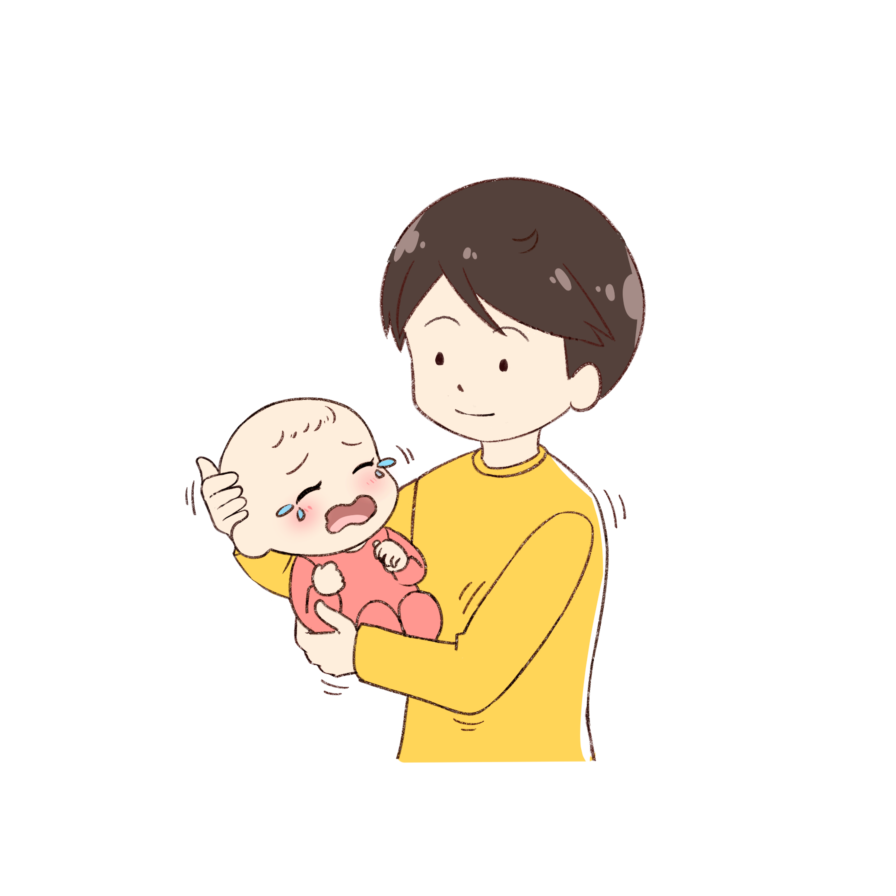 圖-正確抱小孩